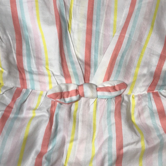 Sleeveless Stripe Multicolor Romper NWOT - Picture 2 of 6